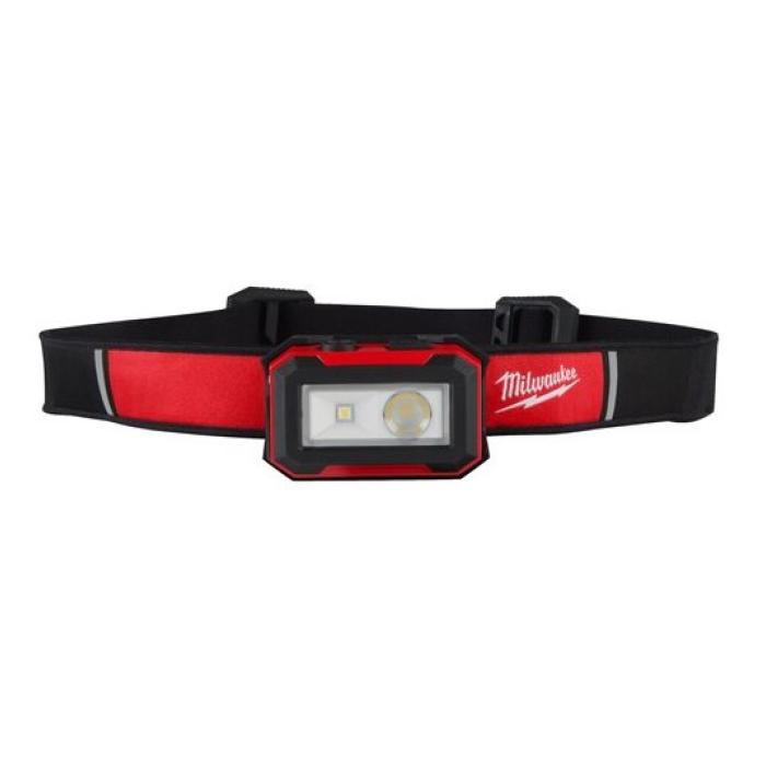 Milwaukee Lampada Frontale IR HL 450L con Batteria Interna Ricaricabile con USB