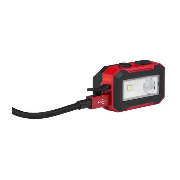 Milwaukee Lampada Frontale IR HL 450L con Batteria Interna Ricaricabile con USB