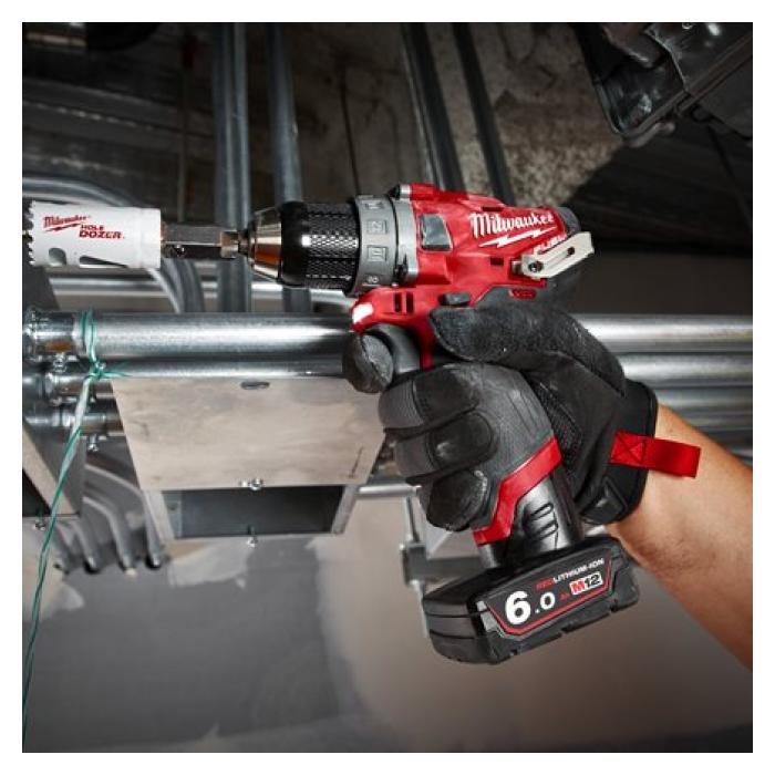 Milwaukee Trapano Avvitatore Compatto M12 FDD-402X con 2 Batterie e Caricabatteria